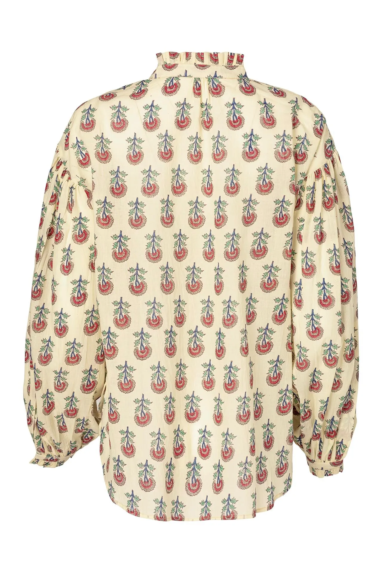 Poet Ivory Rose Blouse
