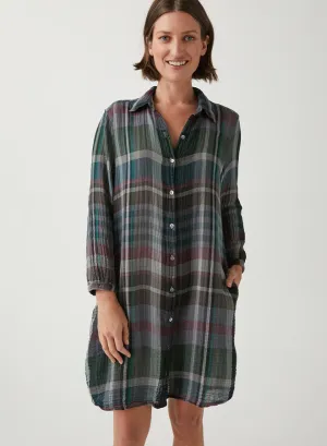 Polly Balloon Sleeve Shirt Dress