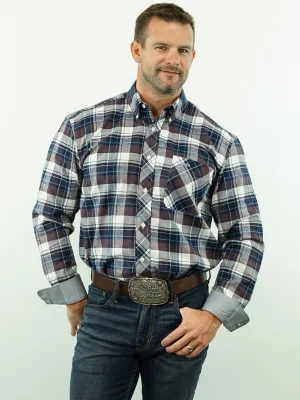 Posse - Plaid, Flannel, Option Cuff, Classic Fit Shirt