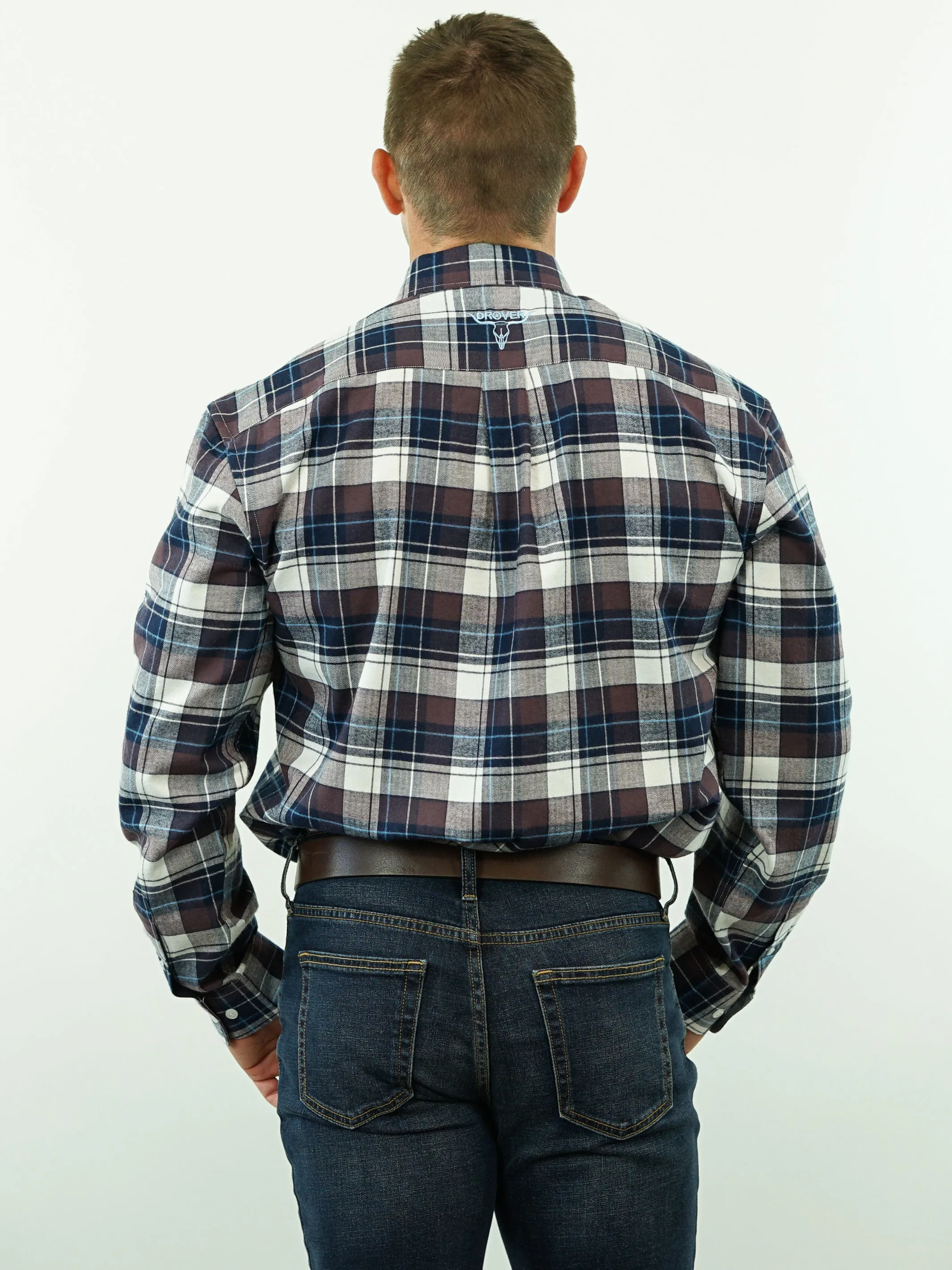 Posse - Plaid, Flannel, Option Cuff, Classic Fit Shirt