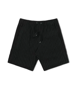 PRAYER PINSTRIPE WALKSHORT // BLACK
