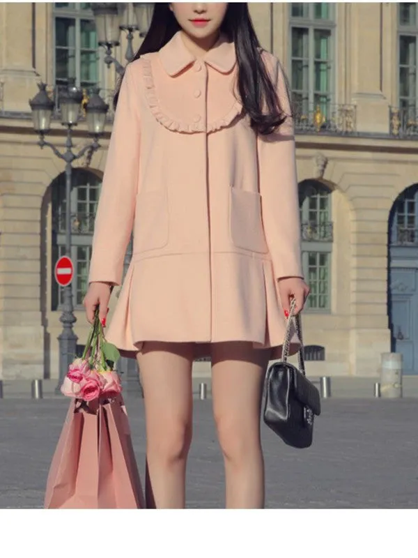 pretty in pink coat