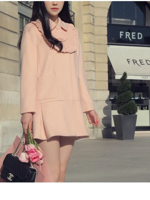 pretty in pink coat