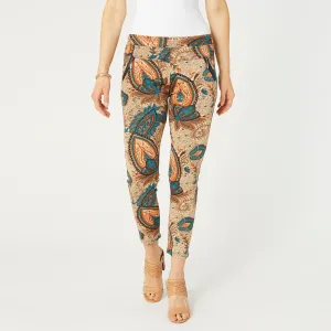 Printed Jasmine Zip Pocket Leggings - Final Sale