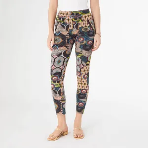 Printed Jasmine Zip Pocket Leggings