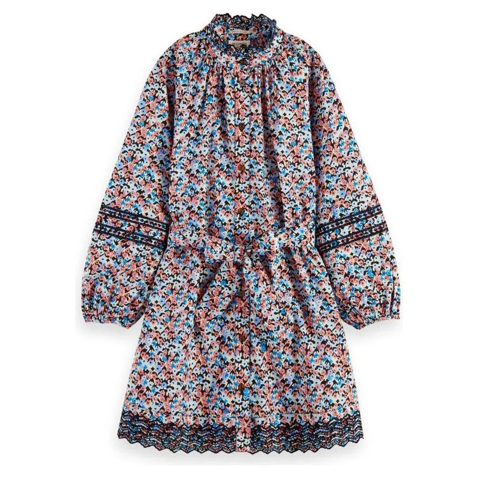 Printed Organic Cotton Shirt Dress