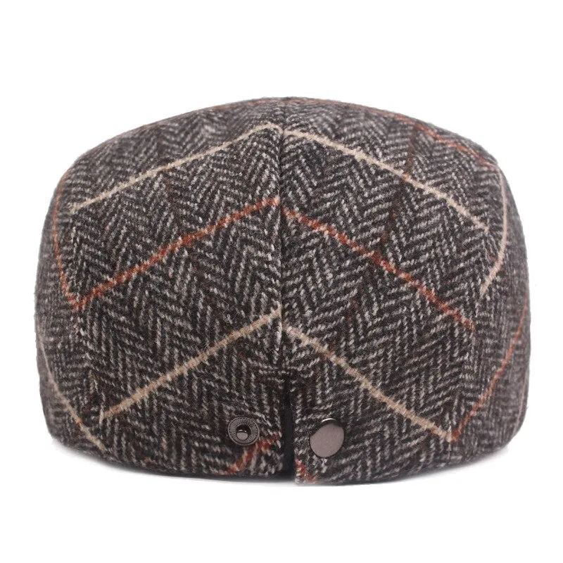 "Gallagher" Wool Flat Cap