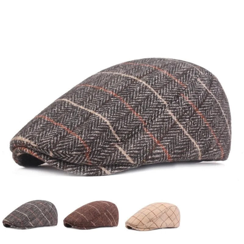 "Gallagher" Wool Flat Cap