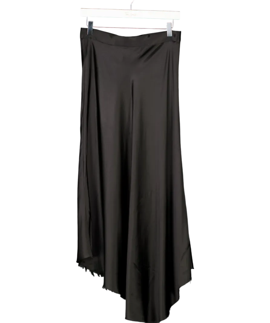 Raey Black Silk Slip Skirt UK 6