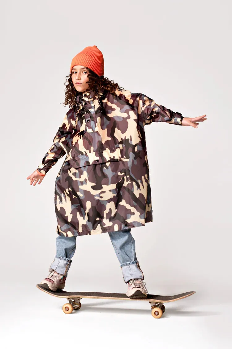 Rainkiss Kids Poncho - Jungle Camo