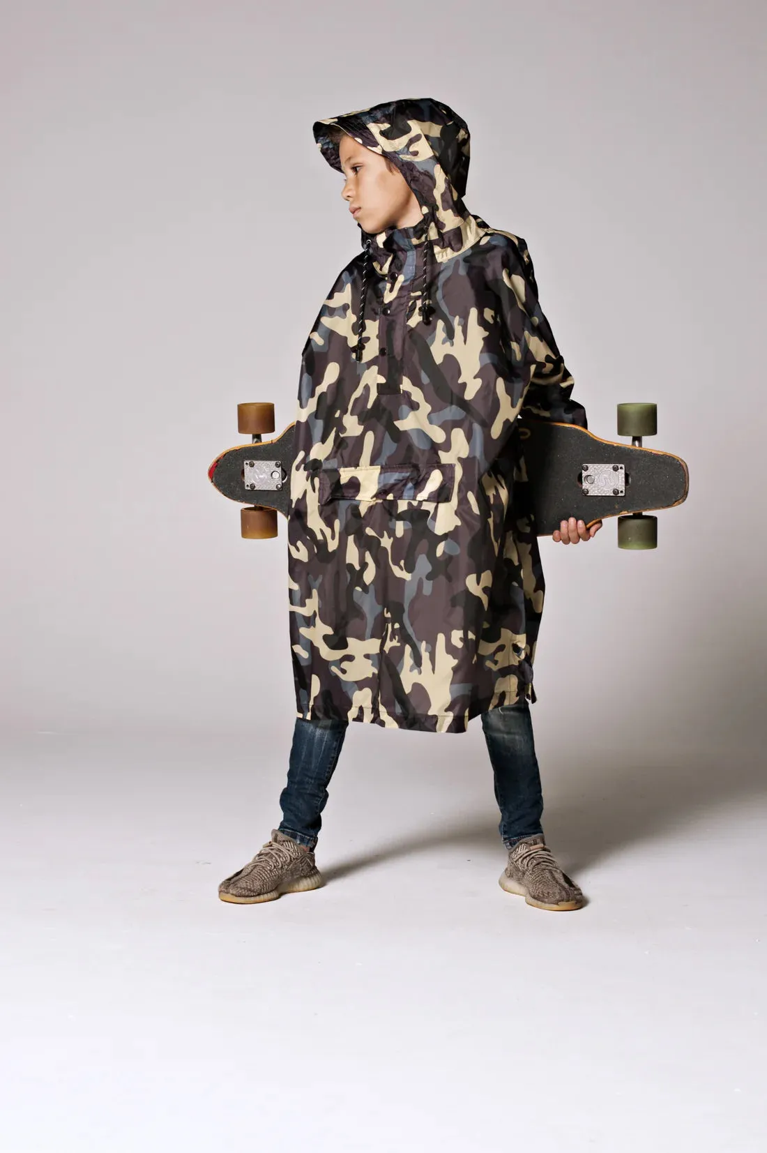 Rainkiss Kids Poncho - Jungle Camo