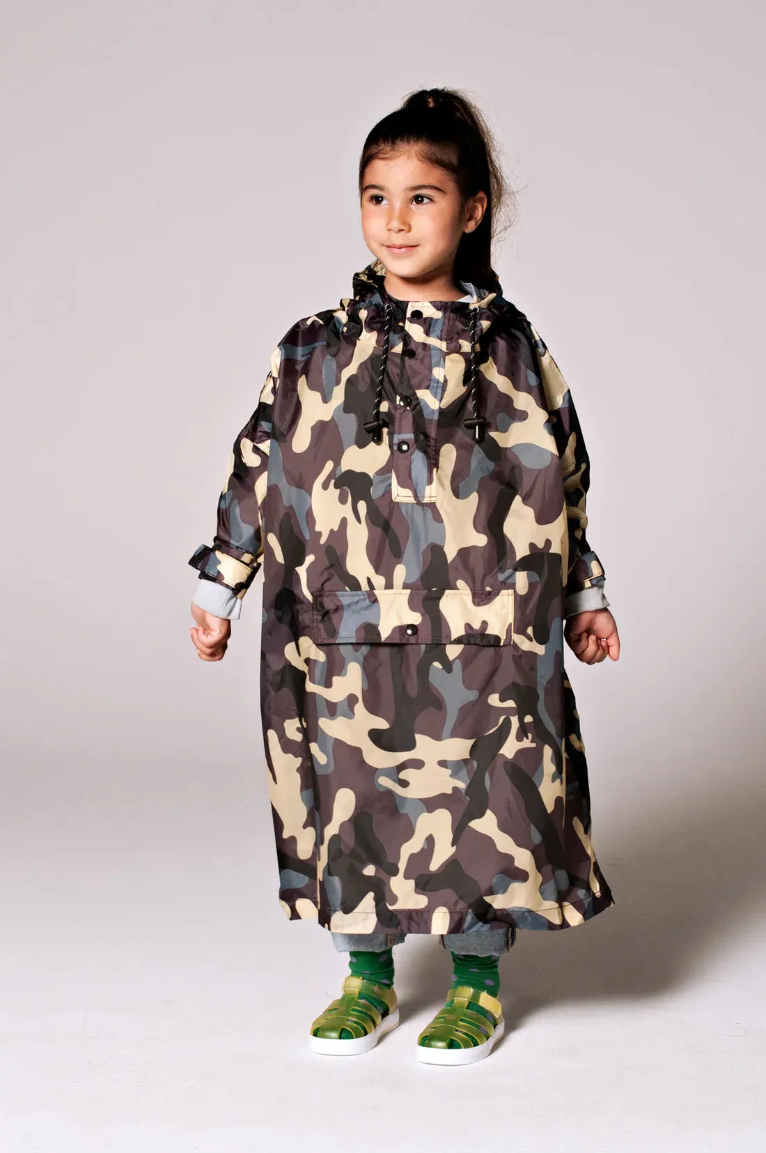 Rainkiss Kids Poncho - Jungle Camo