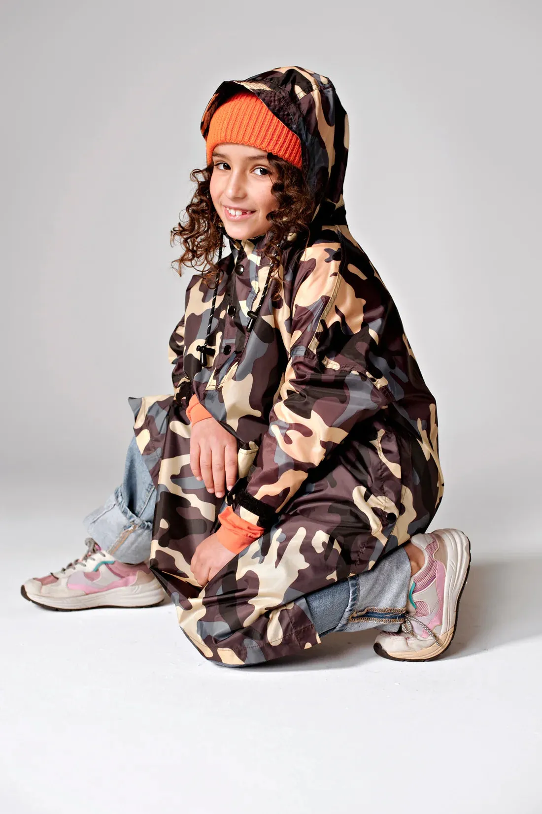 Rainkiss Kids Poncho - Jungle Camo