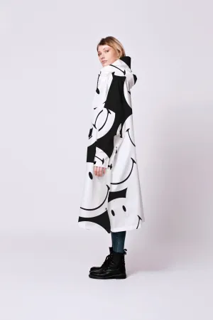 Rainkiss Rain Poncho Panda Smiley