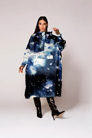 Rainkiss Rain Poncho Starry Night