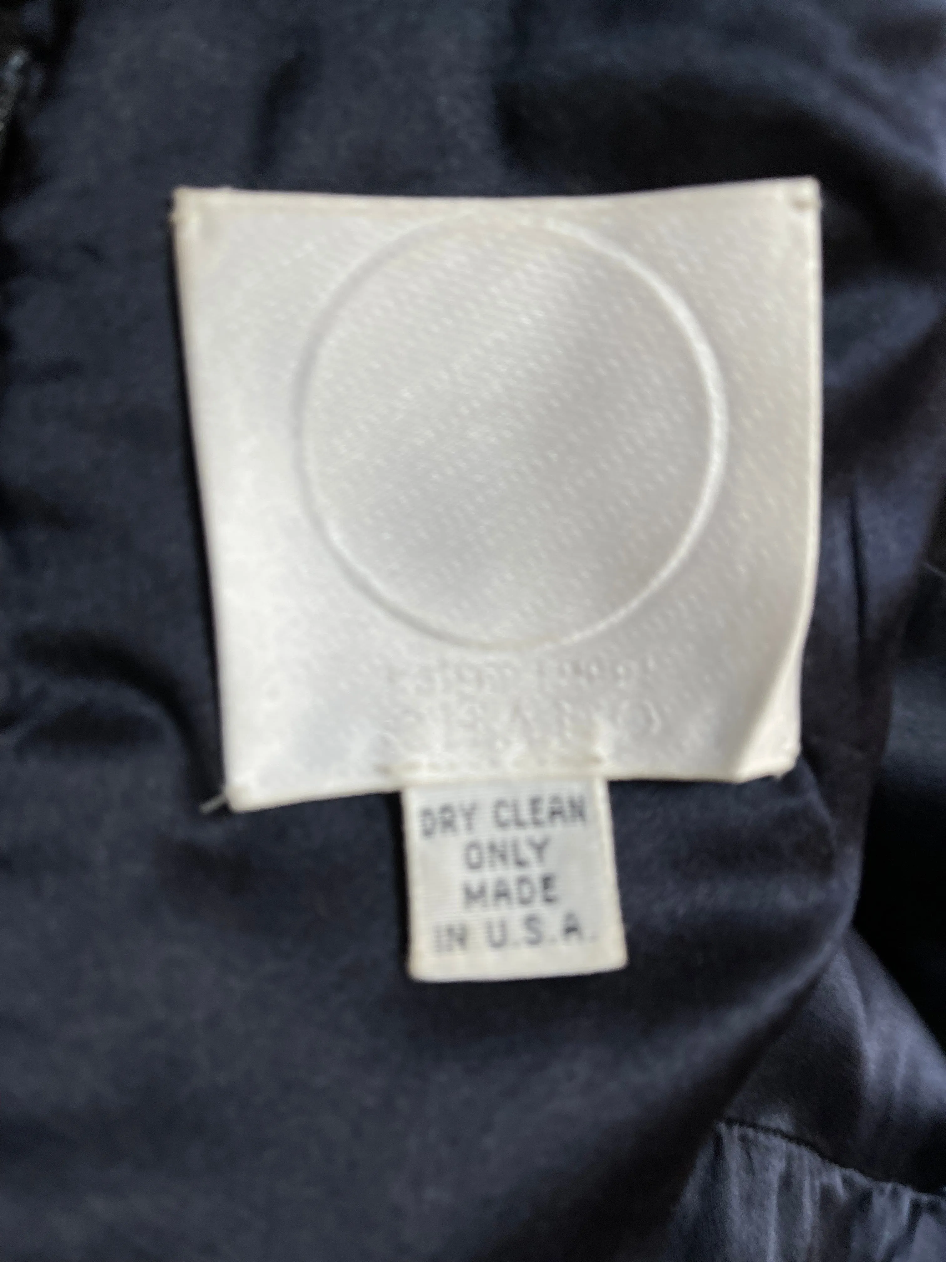 Ralph Rucci Early 2000s Black Silk Taffeta Cocktail Dress