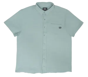 REAL Ole Overdye S/S Woven Shirt-Grass