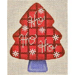 red plaid ho ho ho 22308