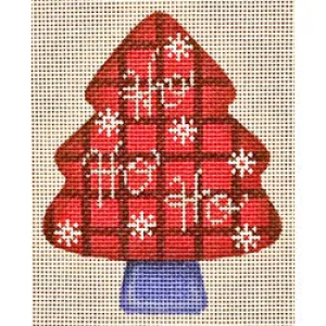 red plaid ho ho ho 22308