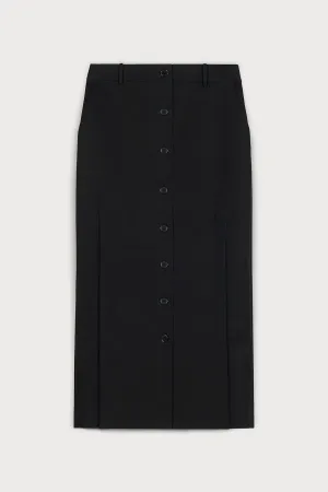 REFINED SKIRT SHOWCASING STYLISH CUT-OUT DETAILS AND BUTTON FEATURES