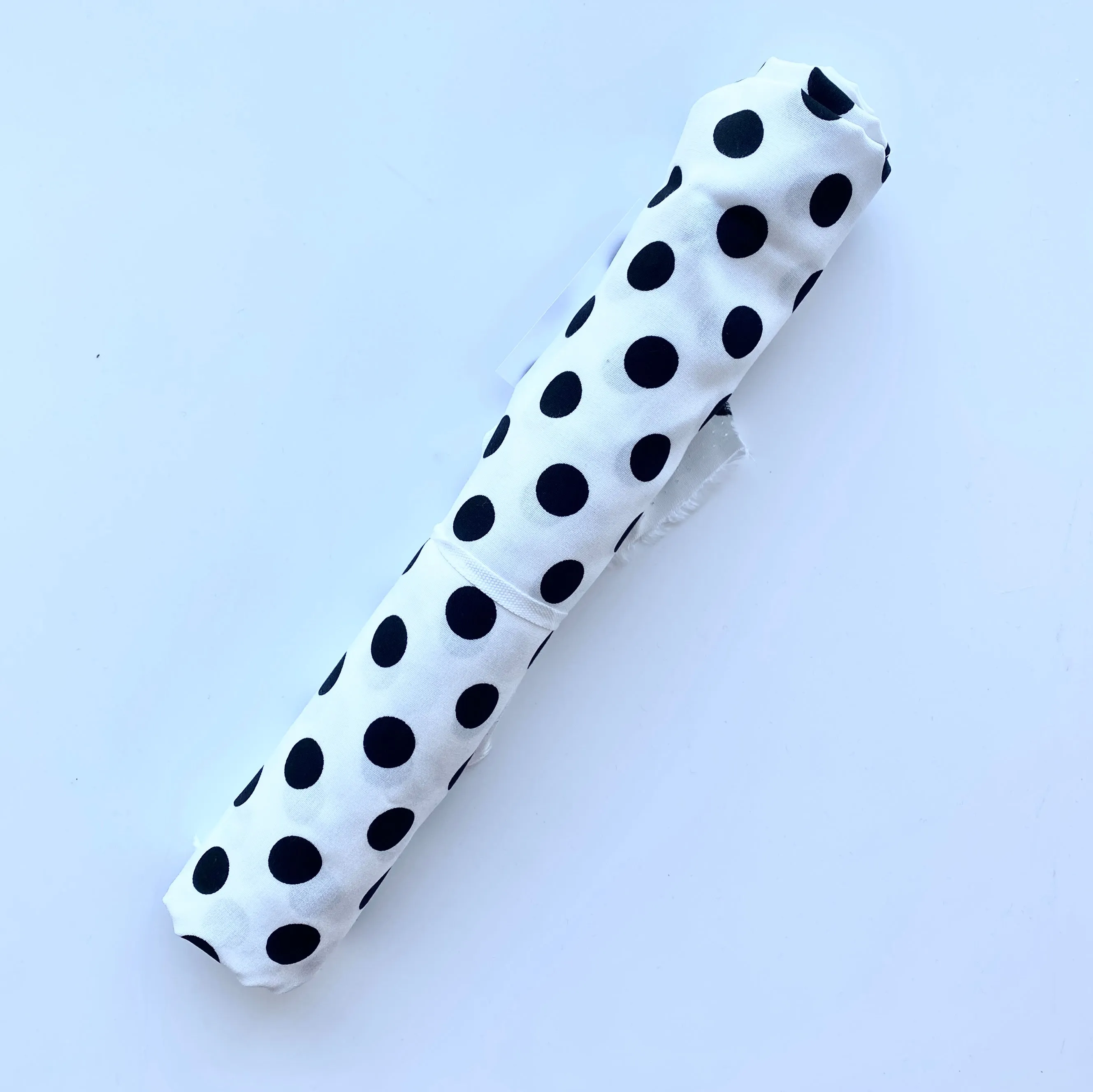Remnant Printed Viscose Spot White
