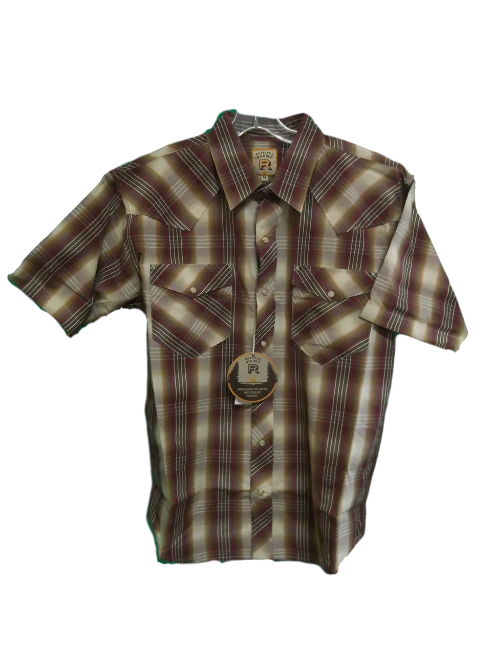Resistol Double R Men's Dry Valley Snap Short Sleeve Western Shirt