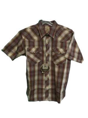 Resistol Double R Men's Dry Valley Snap Short Sleeve Western Shirt