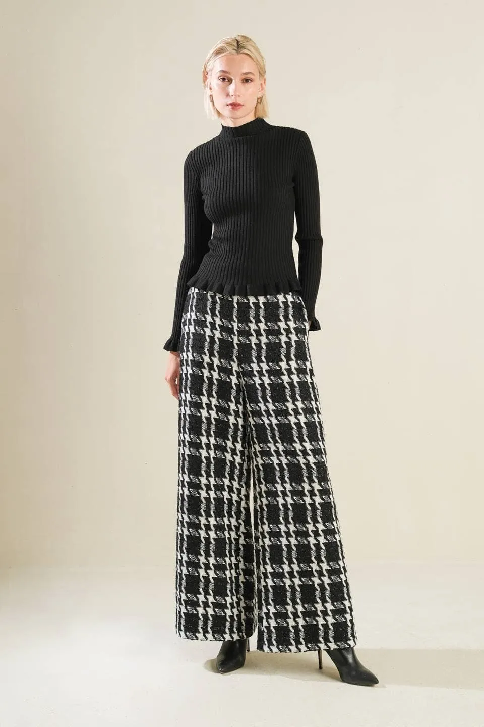 Ribbed Sweater Knit Top