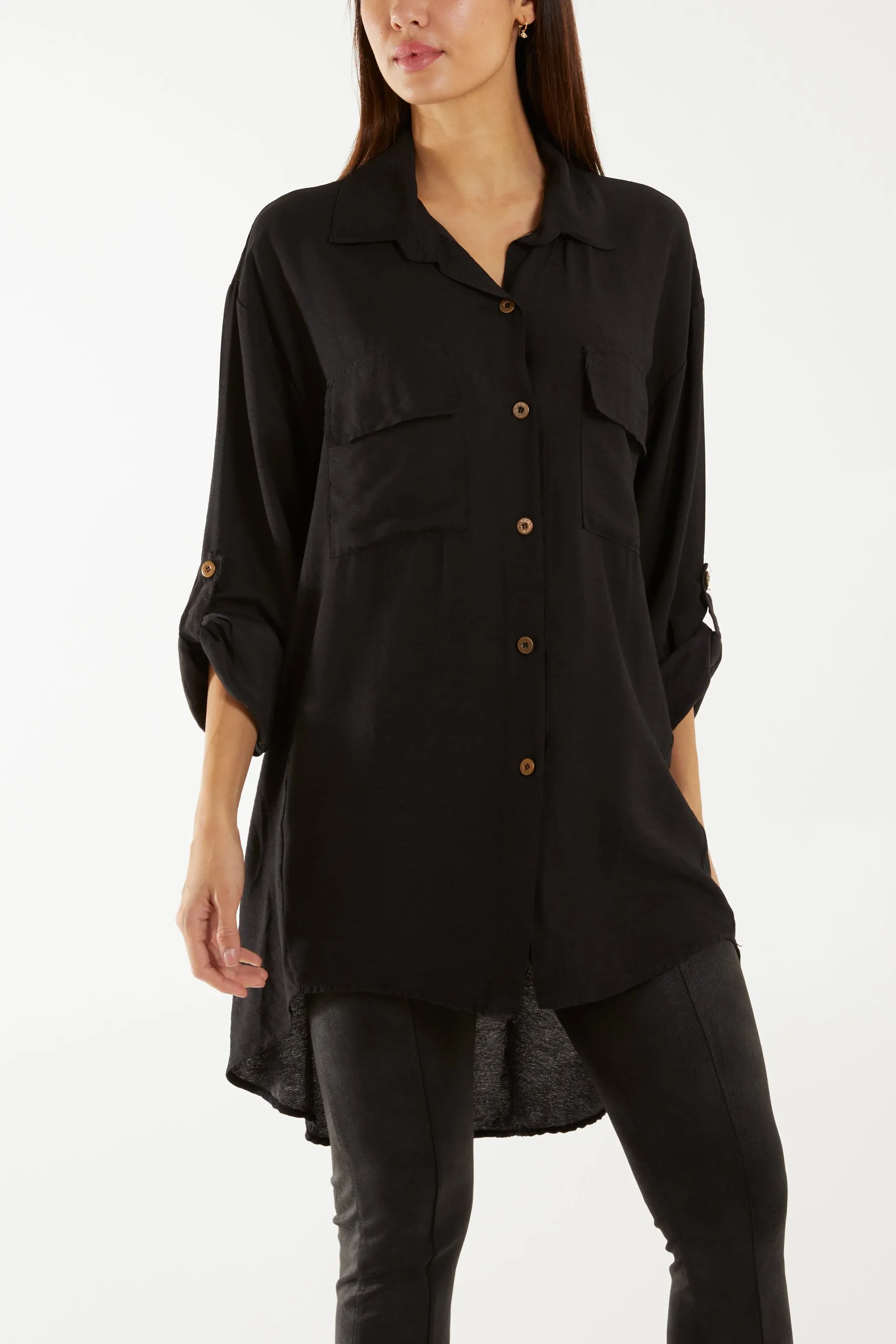 Roll Sleeve Utility Shirt