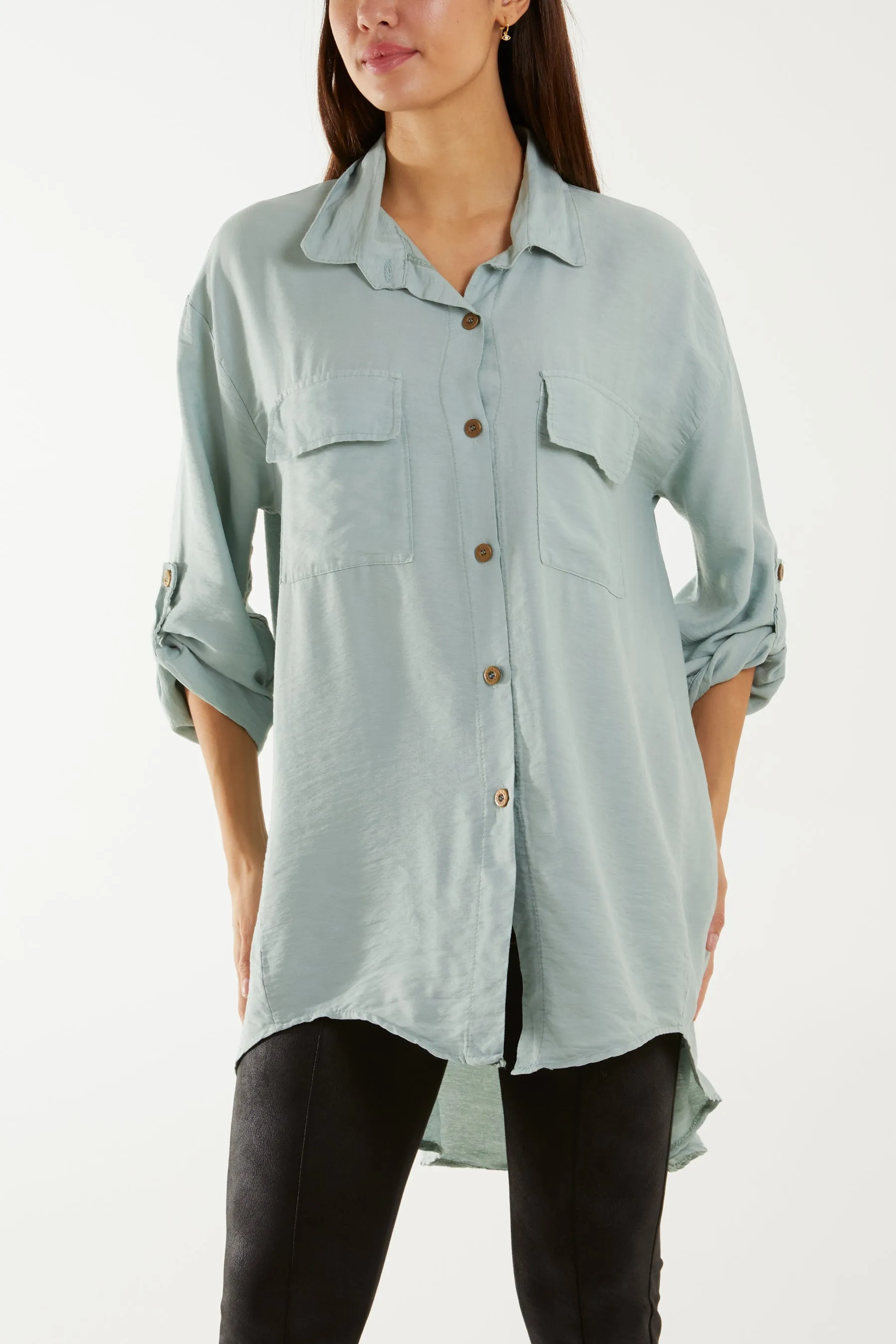 Roll Sleeve Utility Shirt