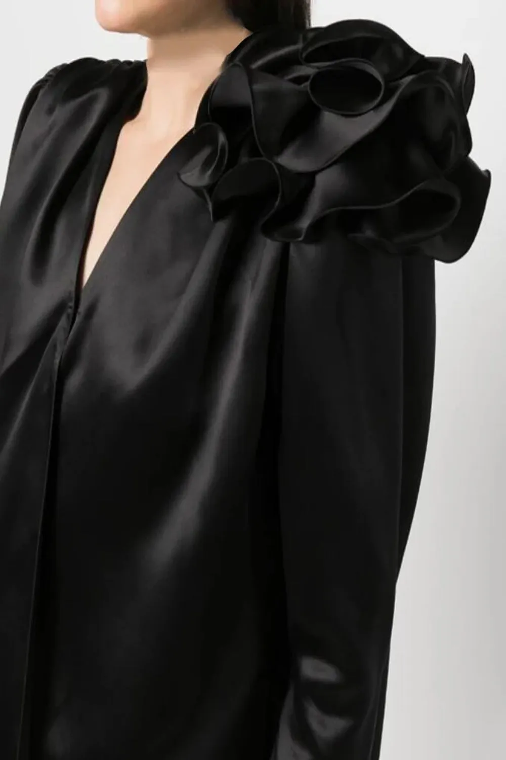 Rose Black Top