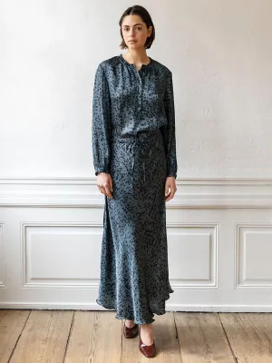 Rosita Blouse - Anthracite Leo
