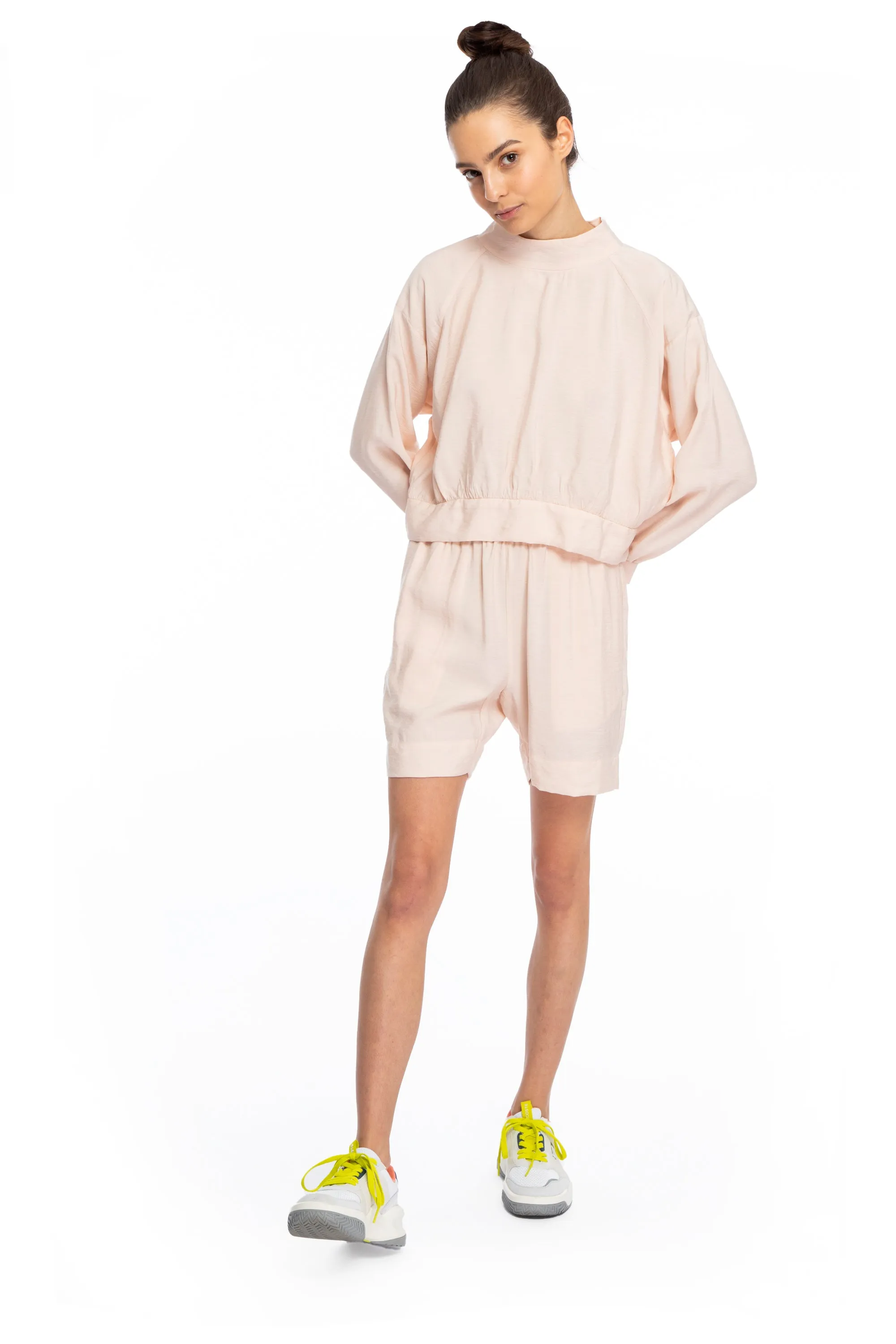 Roz Blush Viscose Shorts