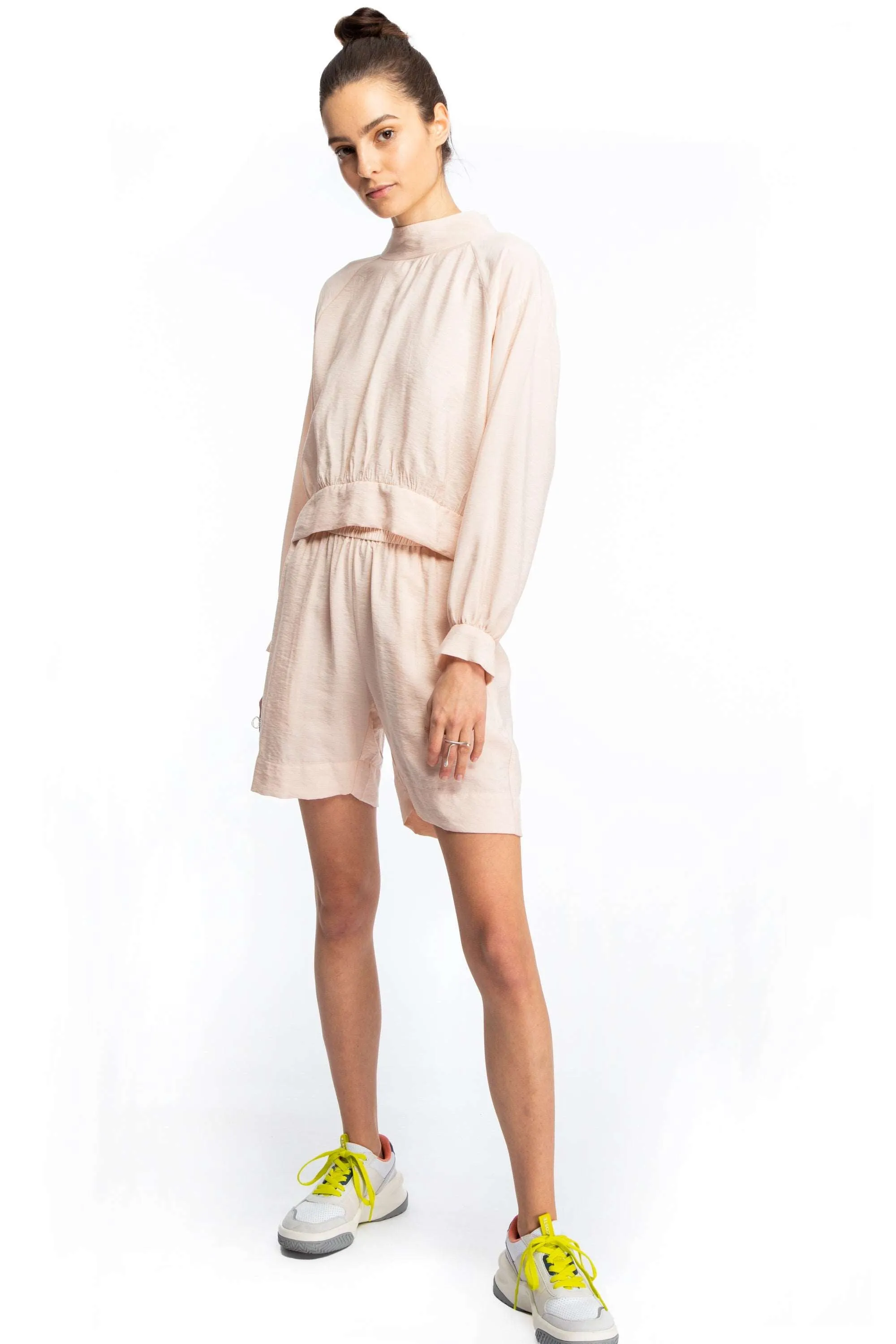 Roz Blush Viscose Shorts
