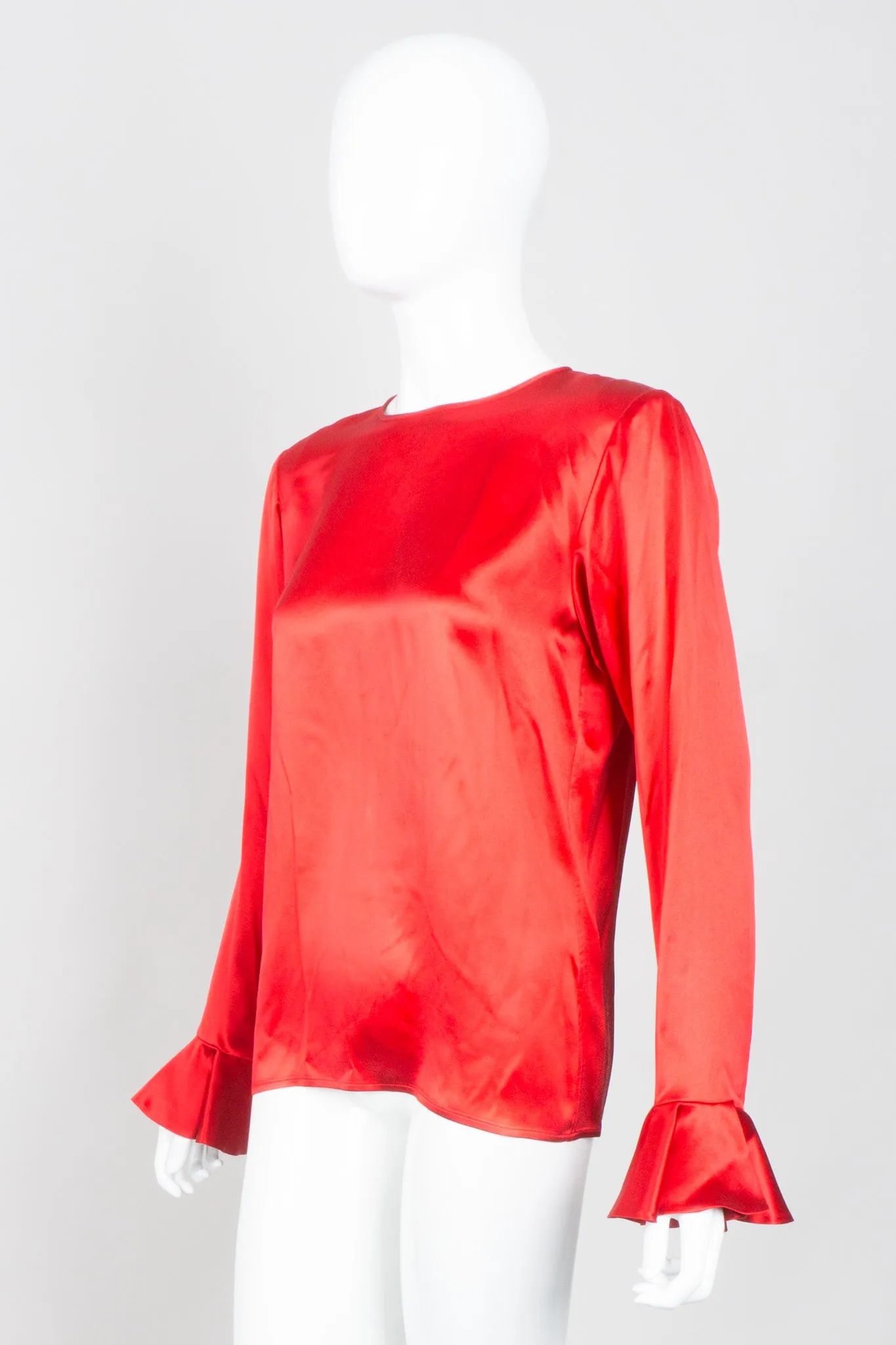 Ruffle Cuff Blouse