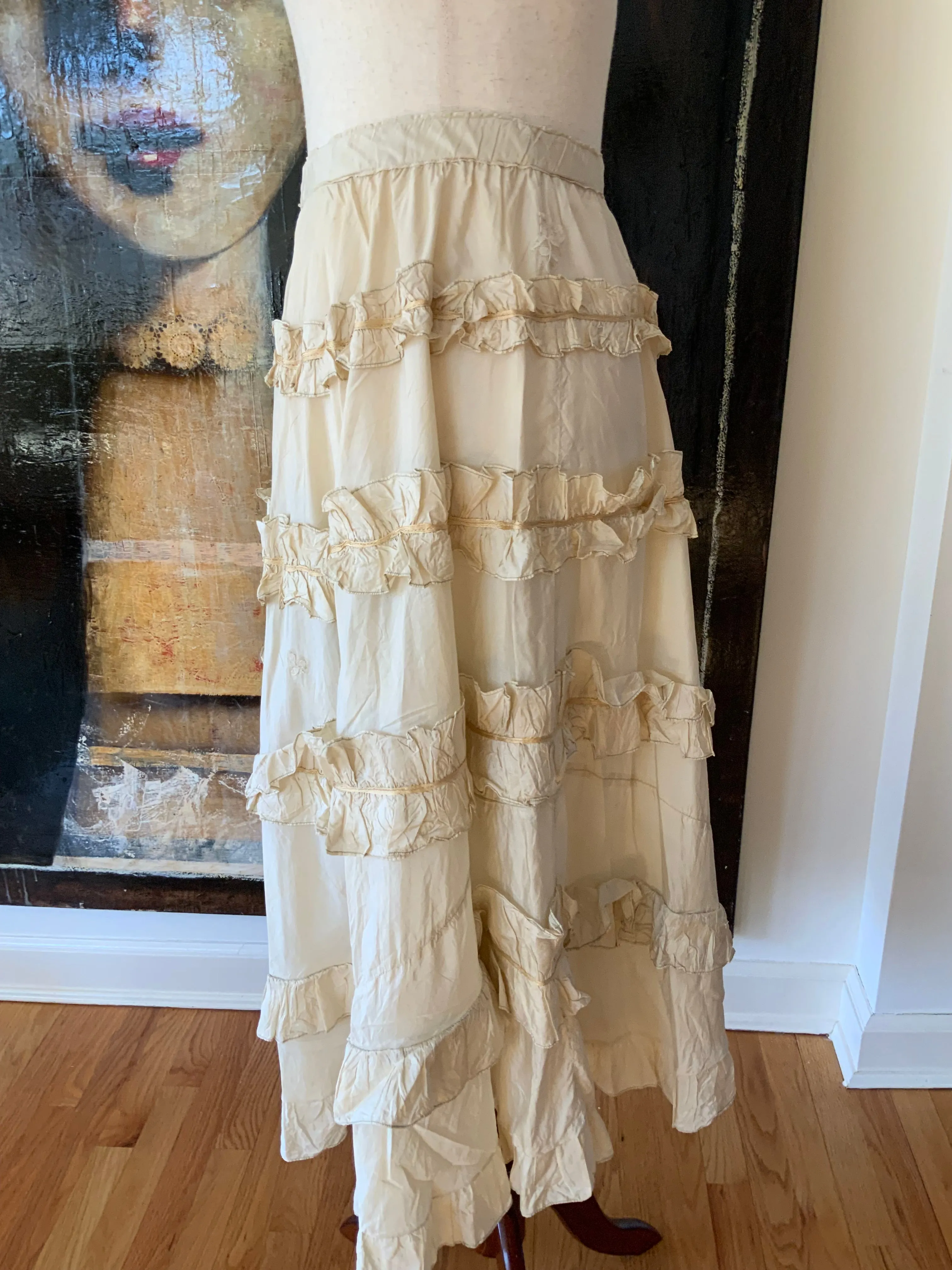 Ruffled Skirt - Unique - 50s - 50F