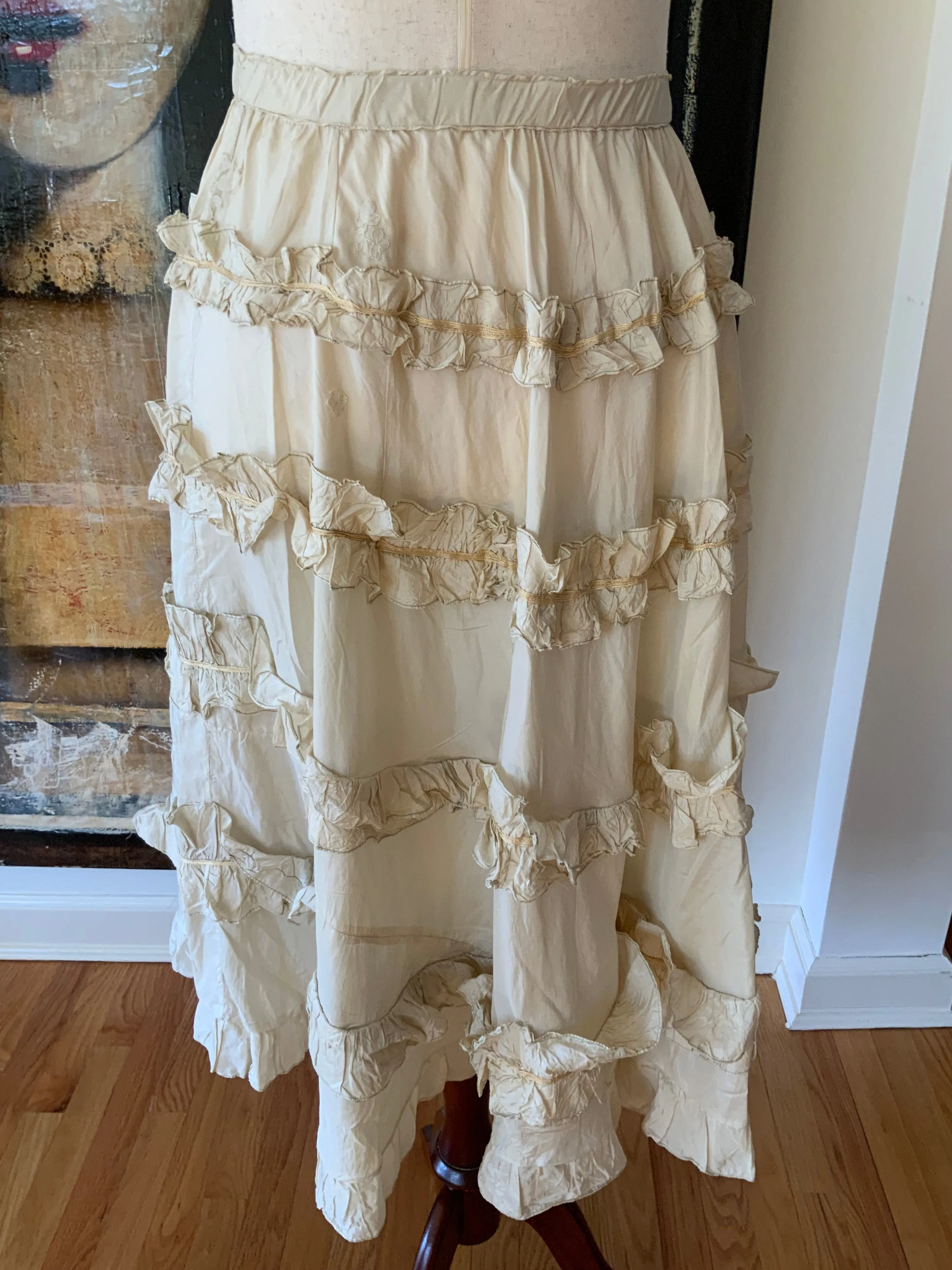 Ruffled Skirt - Unique - 50s - 50F