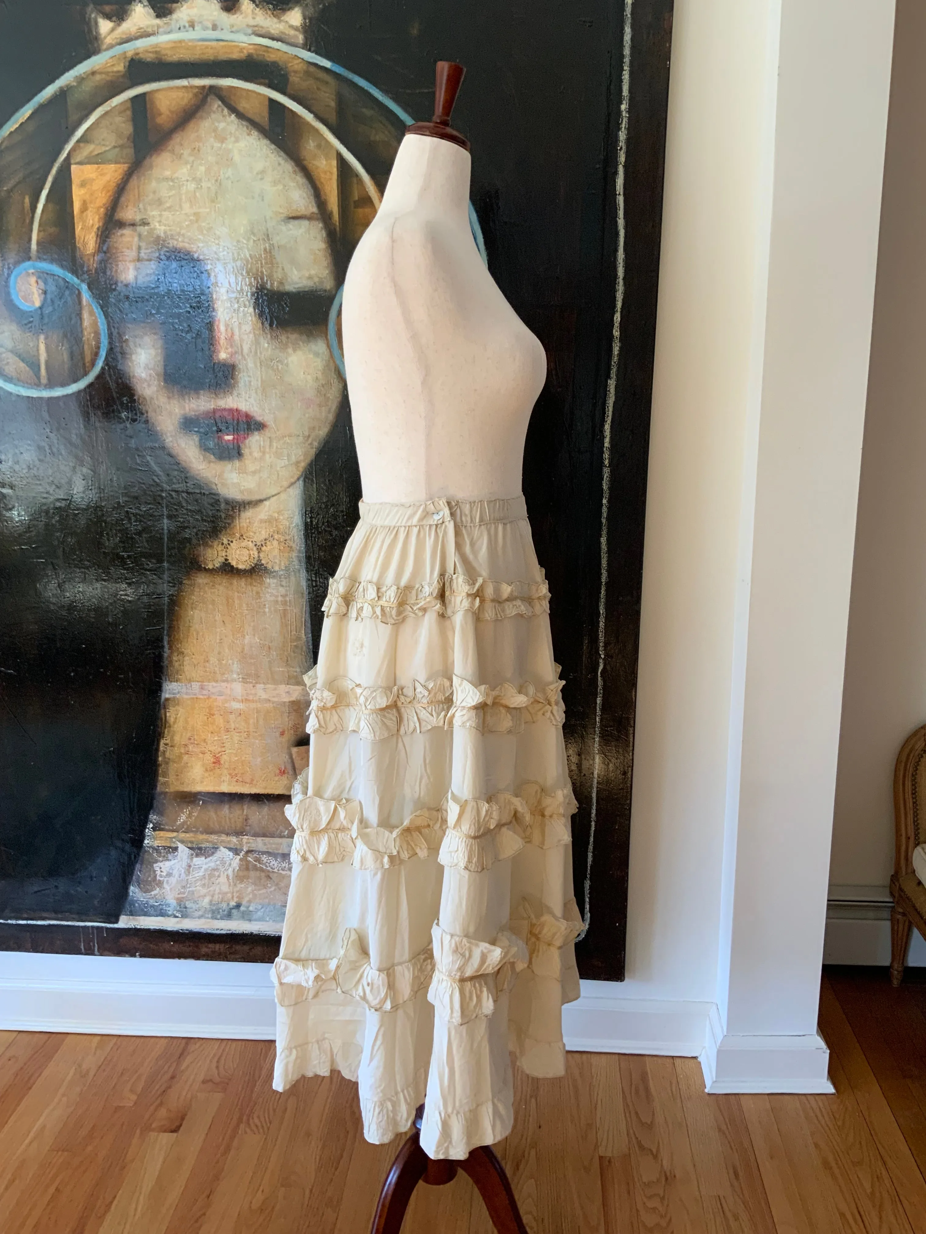 Ruffled Skirt - Unique - 50s - 50F