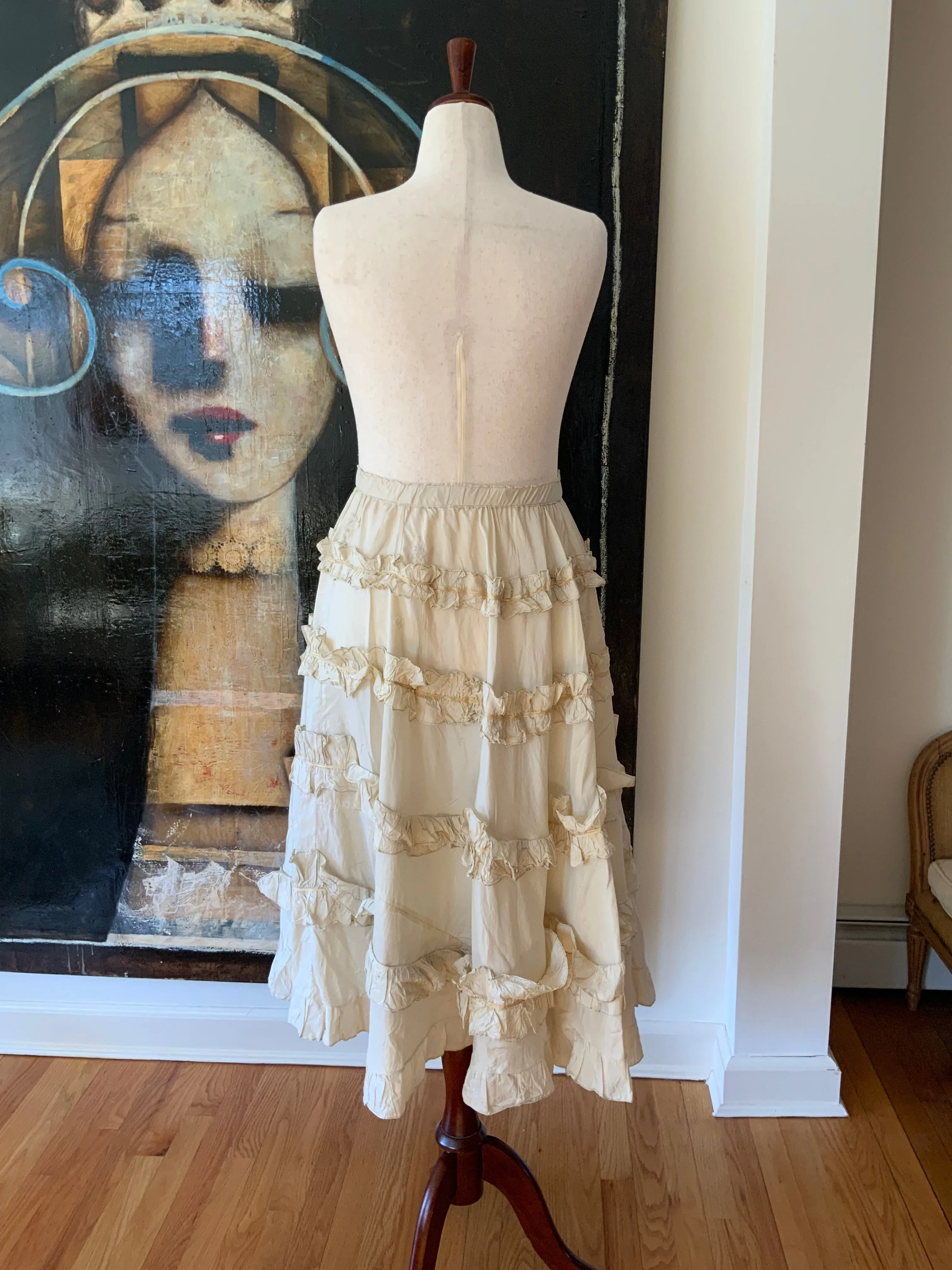Ruffled Skirt - Unique - 50s - 50F