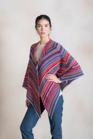 Russet Poncho Baby Alpaca Color Luna