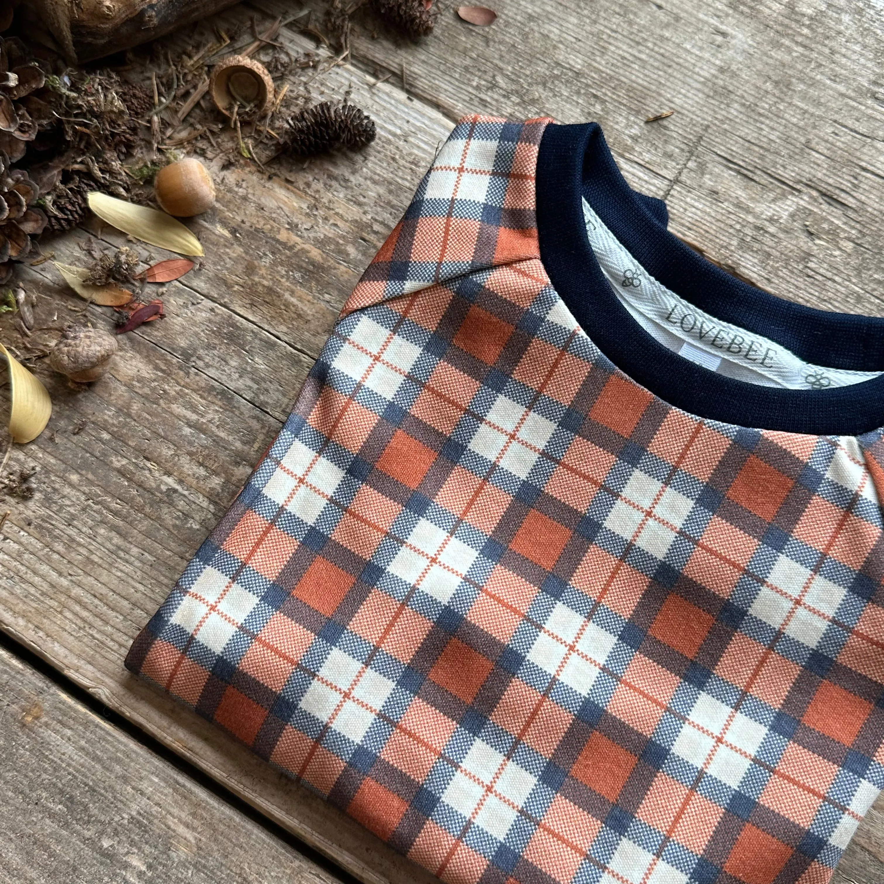 Rustic Plaid Long Top