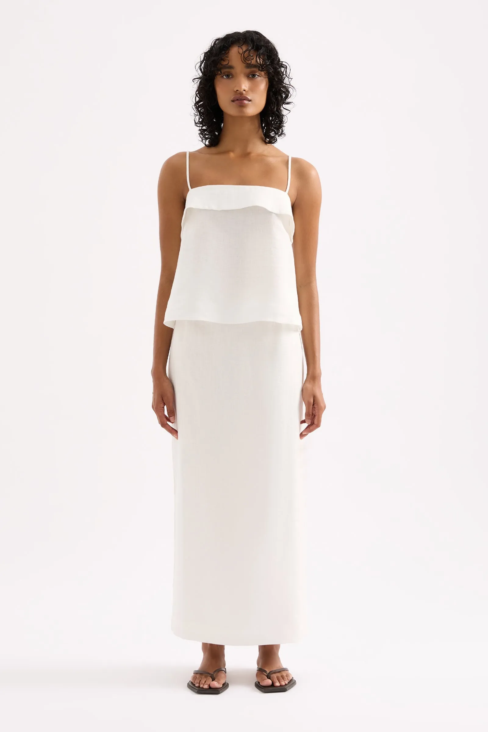 SADIE LINEN MAXI SKIRT