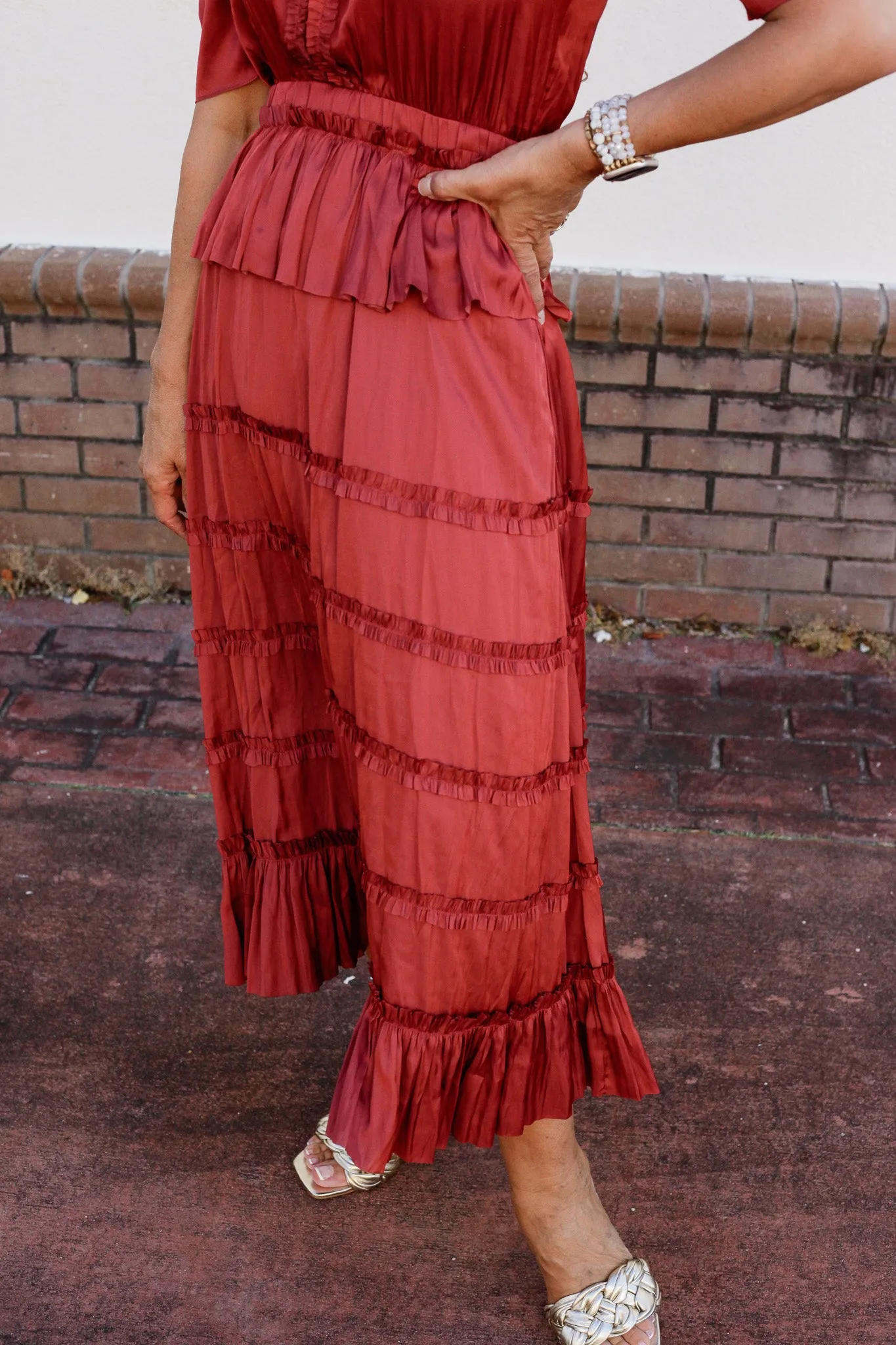 Saffron Silk Dress