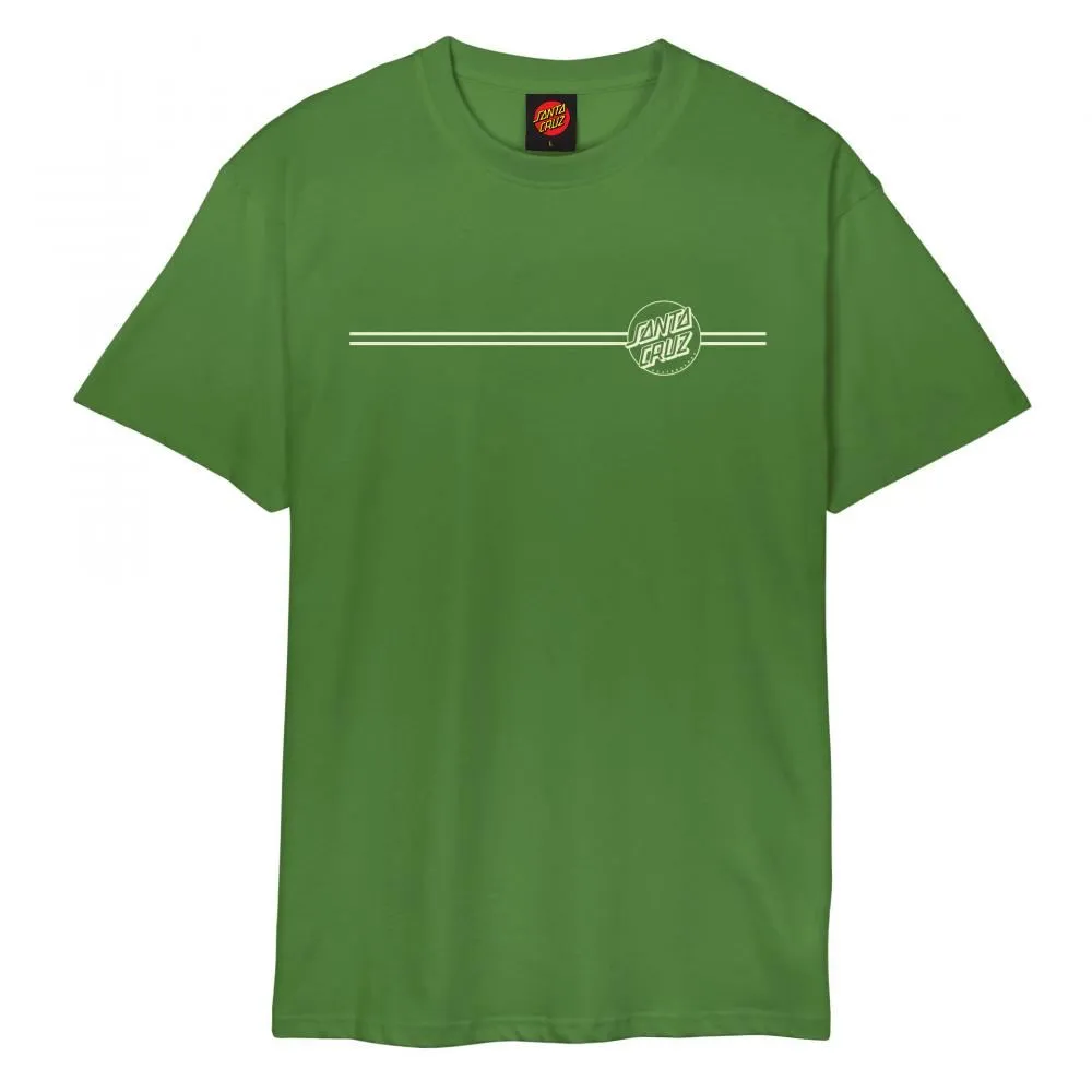 Santa Cruz T-Shirt Opus Dot Stripe - Pine