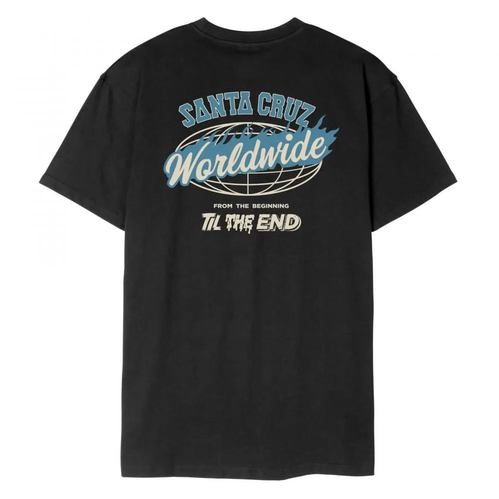 Santa Cruz T-Shirt TTE Worldwide - Black