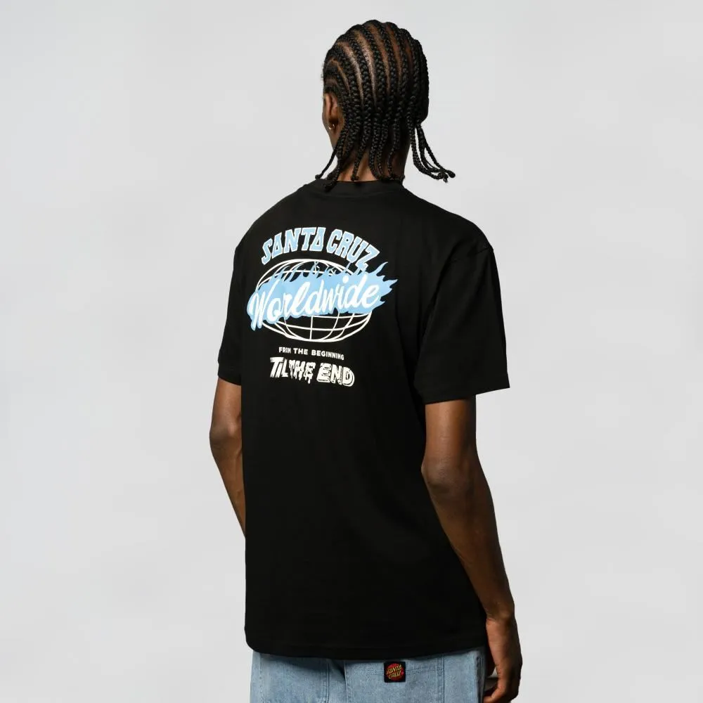 Santa Cruz T-Shirt TTE Worldwide - Black