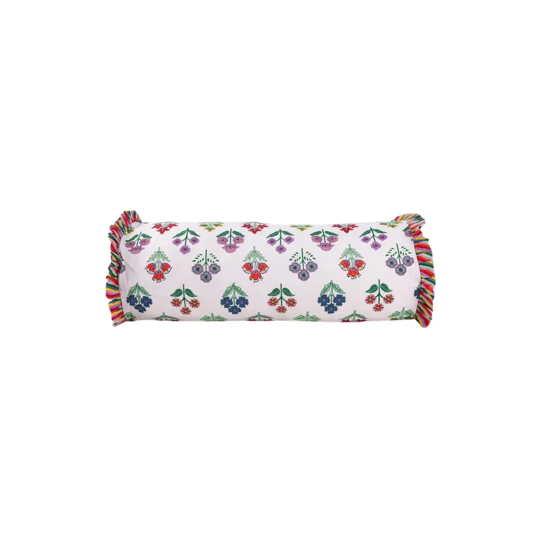 Santini Ruffle Bolster Pillow