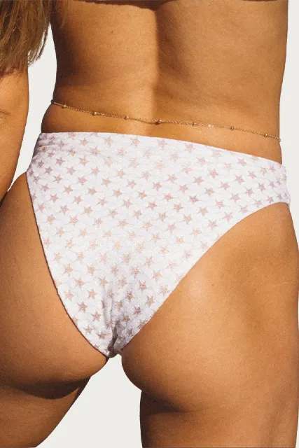 SARAH PRINTED LACE BIKINI BOTTOM