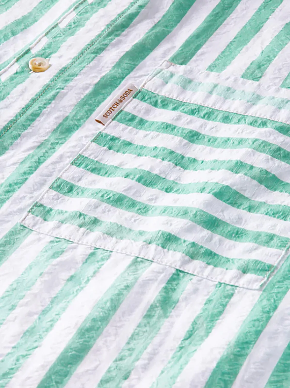 SAS SEERSUCKER L/S STRIPE SHIRT