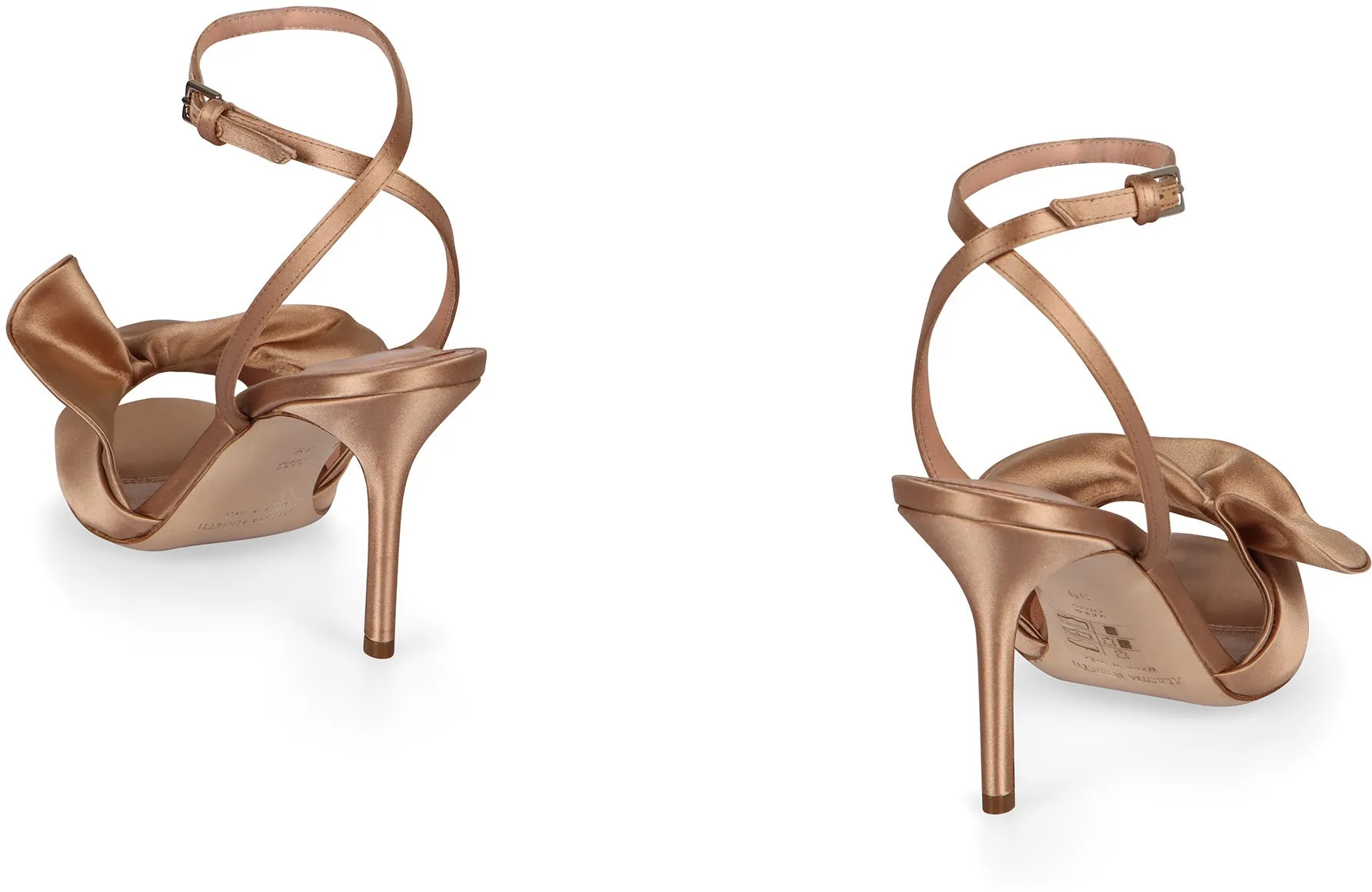 Satin sandals